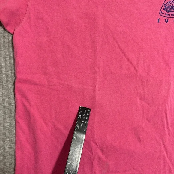 Vintage Hanes Beefy-T Kai Opua Canoe Club Hawaii Shirt Single Stitch Pink XL - Picture 7 of 16
